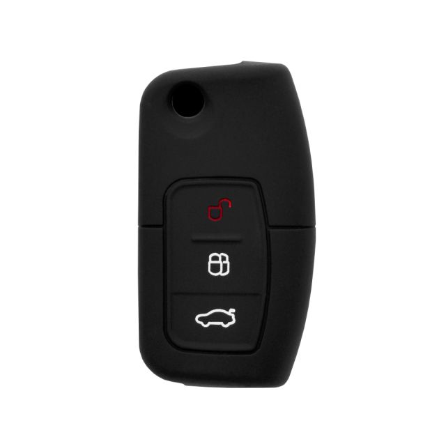 Techsuit Car Key Case (1011.01) Ford Mondeo. Focus Black