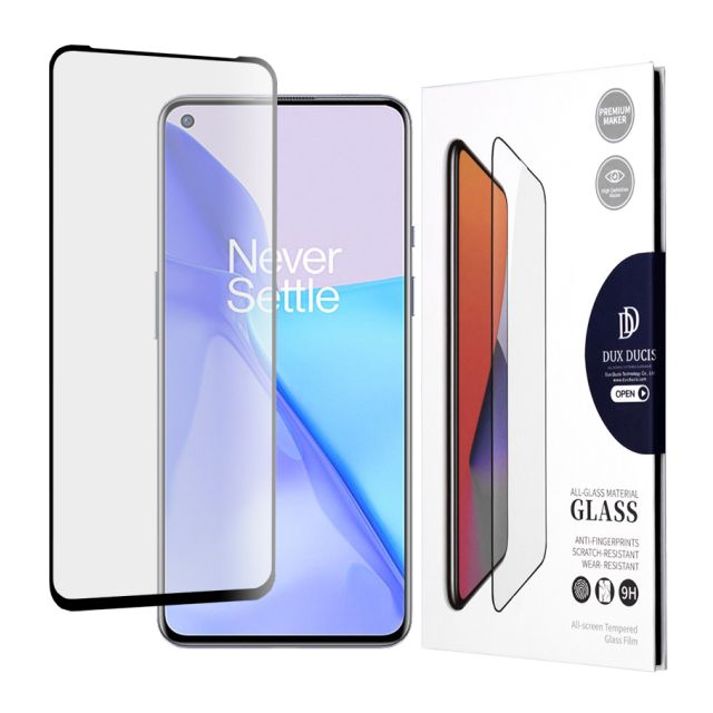 Dux Ducis Full Face Tempered Glass Μαύρο (OnePlus 9)