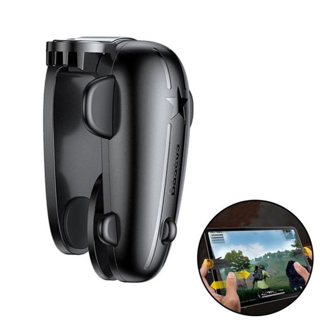 Baseus Holder Πλήκτρα Mobile Gaming σε Μαύρο χρώμα