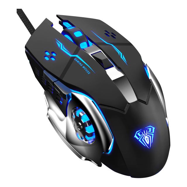 Aula Mountain S20 RGB Gaming Ποντίκι Μαύρο