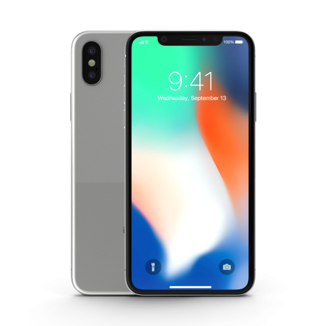 Apple iPhone X (3GB/64GB) Silver Refurbished Grade A/A+