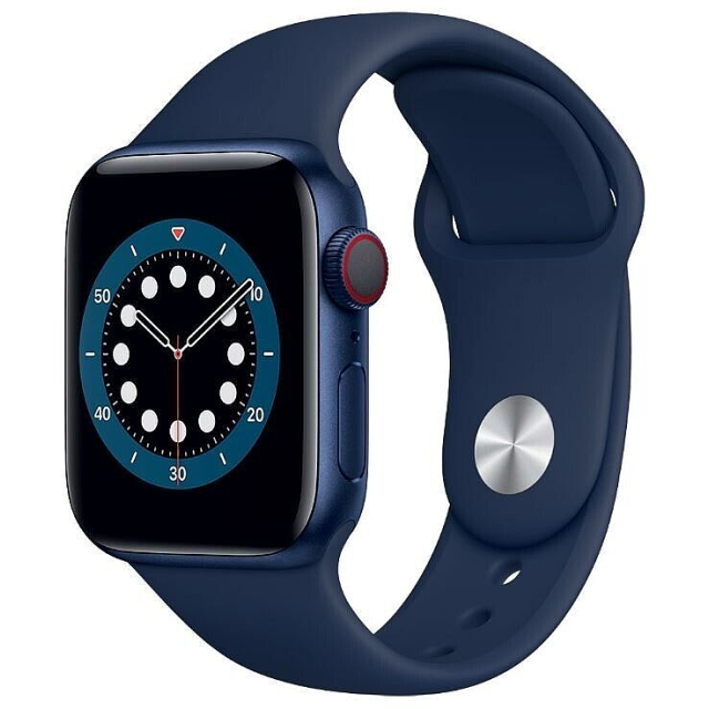 Apple Watch Series 5 44mm GPS+Cellular Aluminum Grey Case Blue Band Refurbished Grade A