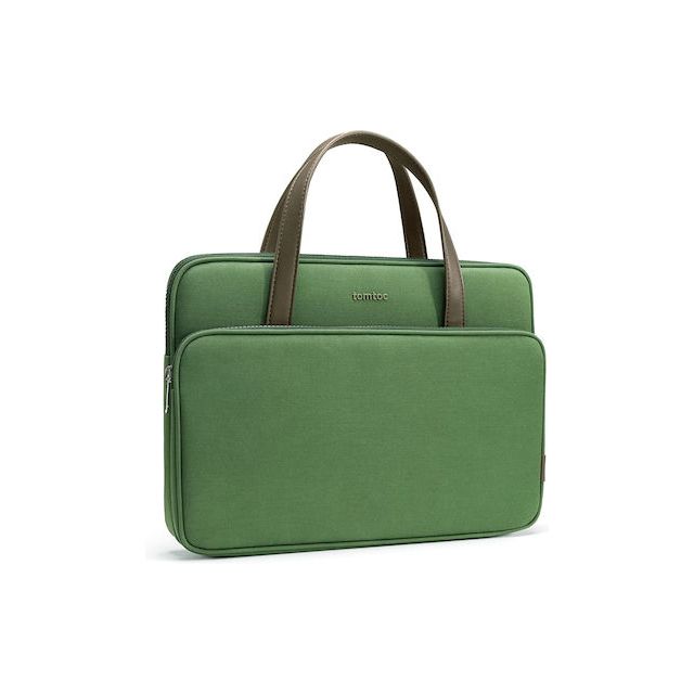 tomtoc Premium H21 Τσάντα Ώμου / Χειρός για Laptop 14" σε Πράσινο χρώμα